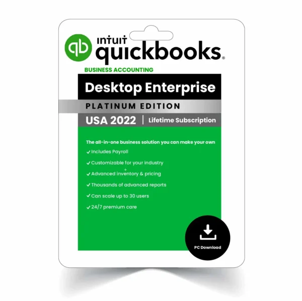Quickbooks Desktop enterprise 2021 lifetime